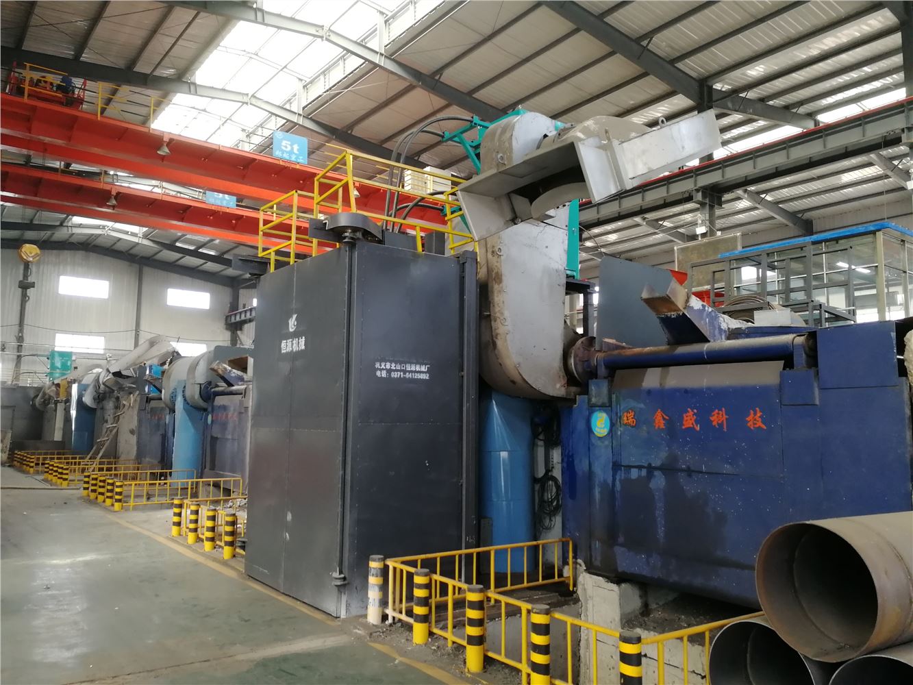 四流喂線機(jī)球化孕育處理站站